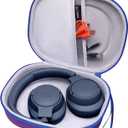 LTGEM EVA Hard Case for JBL Live 770NC/660NC/650BT/460NC/670NC/400BT/500BT and JBL Tune 770NC/710BT/720BT/760NC/700BT/750BT/510BT/660NC/520BT/500/E45BT Bluetooth Wireless Headphone(Purple+Grey) (9.Purple outside + Gray inside)