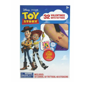 Disney · Pixar Toy Story Valentine Cards with Tattoos, 2 Pack 