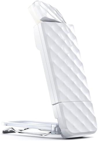 OPAUL USB Rechargeable Book Light, Clip-on LED Bookmark Reading Light in Bed, 3 Amber Colors & 5 Brightness, Long Lasting, Perfect Gifts Stocking Stuffers for Book Lovers, Adults, Kids