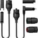 Starlink Ethernet Adapter Gen 2, Waterproof SPX to RJ45 Coupler Starlink Cable Repair Replacement Starlink Acessories, Starlink Ethernet Cable Extension (black)