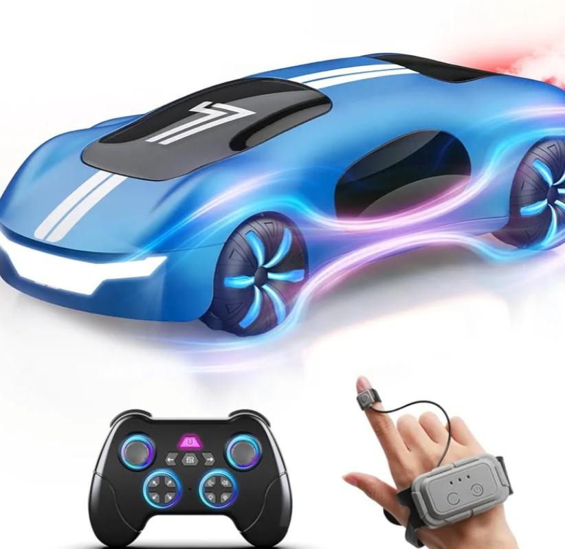 Gesture Sensing Remote Control Car, Drift RC Stunt Car with Light Spray & Sound, 2.4GHz Hobby RC Cars Toy for Kids, 360° Rotate, Birthday Gifts for Boys Girls 4-12