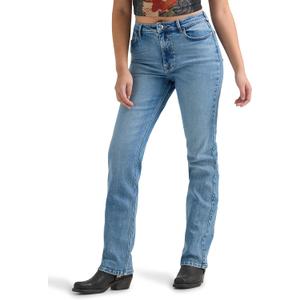 Wrangler Women's High Rise True Straight Fit Jean (18-30, Ivy)