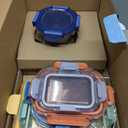 Ello Color Lock 20pc Glass Food Storage Containers with Lids, Desert