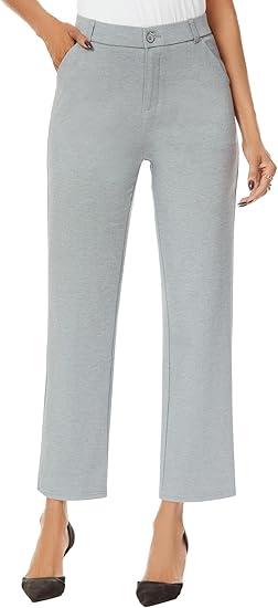 DJT Womens Button Down Shirts Fall Tops Soft Knitted Stretchy Roll Up Long Sleeve Dressy Casual Shirt Work Blouse Top (Small, Blue Stripes)