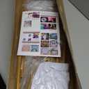 LANGXUN 7.2ft Gold Metal Round Balloon Arch kit, Backdrop Circle Stand Arch Frame for Wedding Birthday Party Decoration, Graduation Decorations and Baby Shower Photo Background
