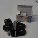 QUMY Dog Shoes for Large Dogs, Medium Dog Boots & Paw Protectors for Winter Snowy Day, Summer Hot Pavement, Water-Resistant in Rainy Weather, Outdoor Walking, Indoor Hardfloors Skid-Resistant Sole (Size 6: 2.6''x3.0''(W*L) (Pack of 4))