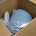 Nestl 7 Piece California King Comforter Set  Stone Blue Reversible Bed in a Bag  Complete Cal King Size Bedding Set with Sheets, Pillowcases and Shams