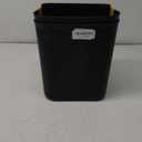 Nipogear 3 Gallons Efficient Trash Can Wastebasket, Fits Under Desk, Kitchen, Home, Office (Black, 3 Gallons-2 Pack)