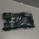 4 Pack- Battery Operated Outdoor Tree String Lights with 50 Warm White LEDs on 16.5ft/5m of Dark Green Cable,Outdoor Battery Xmas Wreath Lights with Timer for Christmas Yard Holiday Decoration