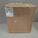 IRIS USA Dog Food Storage Container, 2 Pack, Up to 30 lbs Each, Airtight Seal for Freshness, Wheels for Rolling, Easy One Hand Opening, Made in USA, BPA Free, Clear/Black