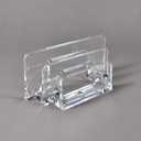 Acrylic Letter Sorter Little File Folder Sorter (2 Pack) for Paper, Letter, Envelope, Office File Organizer, Office Supplies, Desk Accessories - Clear