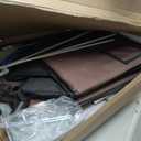 Large Heated Cat House for Outside 21x17x17 in with Elevated Base Cat-Attracting Eave Design Feral Stray Shelter,Intelligent Controller and Waterproof Cat Heated House Shelter for Outdoor (Brown)