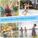 Water Guns, Pool Foam Blaster Squirt Guns 6 Pack - Lightweight, 38ft Range, Noodle Design, Bulk Summer Outdoor Swimming Pool, Backyard, Beach Water Game Fighting Play Toys for Kids Adults