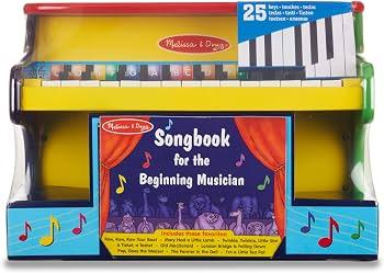 Melissa & Doug Learn-to-Play Piano (Musical Instruments, Solid Wood Construction, 25 Keys and 2 Full Octaves, 29.21 cm H x 24.13 cm W x 40.64 cm L)