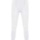 RIKUAOU Boys Compression Pants Leggings, Youth Athletic Quick Dry Tights Football, Base Layer Spandex Sports with Pocket White