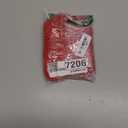 Ouyatoyu 6pcs 8" Doilies Cloth Lace Crochet Doilies Place Mats for Kitchen Round Handmade Cotton Placemats for Glass Bowl Dish Dining Table Red Color