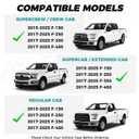 Leather Seat Covers for Ford F150 SuperCrew/Crew Cab 2015-2026