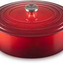 Le Creuset Enameled Cast Iron Signature Oval Dutch Oven, 8 qt., Cerise