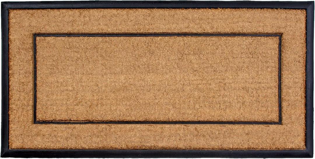 Calloway Mills AZ101632448NP Maxen Doormat, 4" x 2", Natural/Black