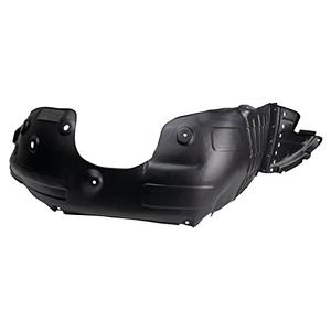 TRQ Front Right Inner Fender Liner Black Passenger Side Compatible with 2013-2016 Hyundai Santa Fe Sport HY1249140