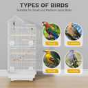 DWVO 62-inch Metal Bird Cage for Cockatiels, Parrots, Pigeons