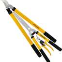 Centurion 1222 3-Piece Lopper, Hedge Shear & Pruner Combo Set, Heavy Duty Tree, Shrub & Bush Care Kit for Lawn, Garden & Yard, Ideal for Indoor & Outdoor Gardening, Branch Cutting & Plant Trimming