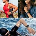 Upgraded Ocean Band Compatible with Apple Watch Ultra 3/2/1 49mm, S11/S10 46mm, 9/8/7 45mm, SE3/SE2/SE/6/5/4 44mm, 3/2/1 42mm, Metal Connector Breathable Sport Watch Strap for Men Women