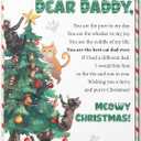 10 x Christmas Card for Cat Dad Owners Lovers, Christmas Card from Cat with Envelope and Seal, Funny Cat Christmas Card, Cat Dad Christmas Gift, Cat Daddy Cards