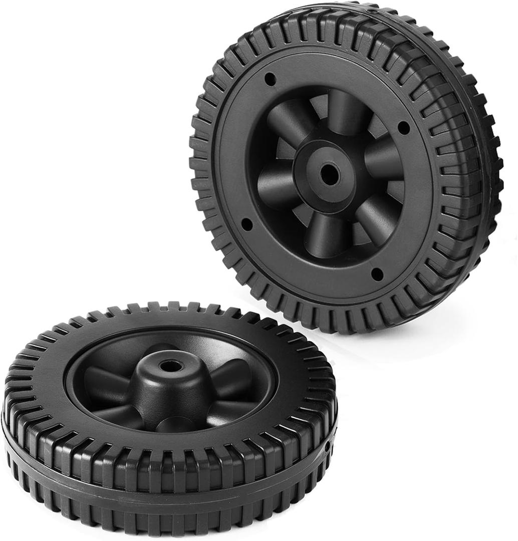 6 Inch G206-0025-W1 Grill Wheels Replacement Parts for Charbroil Wheels Kit 463722403 463720115 463720114 461630007 463723110 473720108 Kenmore 415.15476 415.154802 415.16107 Thermos 4618041