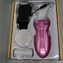 Electric Women Facial Hair Remover, EC VISION Ladies Beauty Epilator Trimmer Facial Cotton Threading Hair Shaver (Pink)