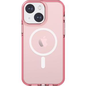 ArtsEvo Magnetic Designed for iPhone 13 and iPhone 14 Magsafe Case, 6.6ft Drop Protection, Full Body Screen Camera Protective Phone Case, Pink