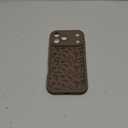 NITITOP Compatible for iPhone 17 Pro Max Case Cute Flowers Floral Leaves Design for Women Girls Stylish Artistic Soft TPU Shockproof Full Camera Protective Cover - Brown