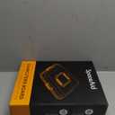 SpaceAid Charcuterie Board with Clear Lid, Portable Travel Cheese Cutting Boards for Picnic Accessories, Bamboo Serving Tray with Lids, House Warming Gifts, Black Handles, 8 Compartments