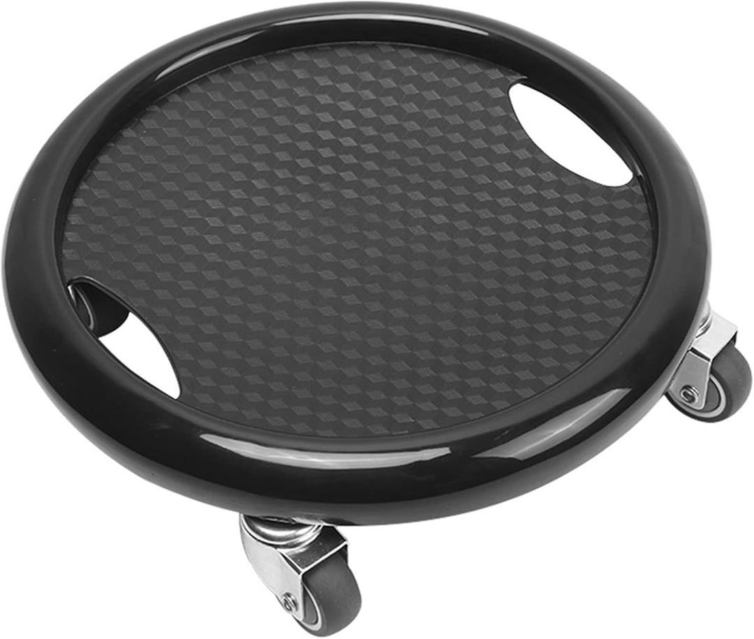 BORDSTRACT Ab Rollers, Abdominal and Core Coaster Strength Workout Trainer with 4 Rollers, Ab Rollers Wheel Exercise Equipment for Home (Black)