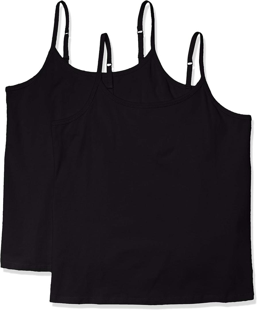 Amazon Essentials Women's Tank Top Camisole Pack, 4