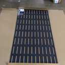 3'x6' Boardwalk Decorative Screen Panel, Black
