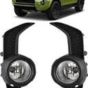 Fog Lights Compatible with 2014-2024 4Runner TRD SR5 A Pair of Fog Lamps with Bezels and Bulbs