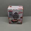 Dash Express Waffle Maker -Electric Waffle Maker for Creative Homemade Treats - Dual Nonstick Cooking Surfaces, Easy Food Release & Quick Cleanup - Compact, Space-Saving Design - 8 Inches - Red Heart