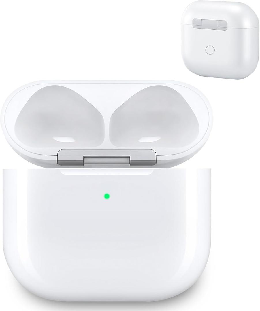 Wireless Charging Case Replacement for Air Pods 4th, Air Pod 4 Charger Case Compatible for Air Pod 4th Generation with Bluetooth Pairing Without Earbuds(USB-C)