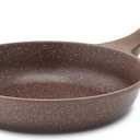 SENSARTE Nonstick Frying Pan Skillet, Non Stick Omelette Pan, Healthy Stone Cookware Chef's Pan PFOA Free, Toffee Brown (9.5 Inch)