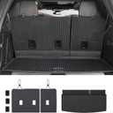 Cargo Mat Backrest Mats for 2021-2025 2026 Chevrolet Chevy Tahoe/GMC Yukon Accessories(Not for Yukon XL), All Weather TPE Trunk Liner 3rd Row Seat Back Covers(Cargo Mat+3rd Row Backrest Mat)