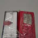 Wallet Case for Galaxy S25 Ultra, [RFID Blocking] 3 Card Holder Stand with Credit Card Slot PU Leather Magnetic Protective Flip Cover for Galaxy S25 Ultra (Red)