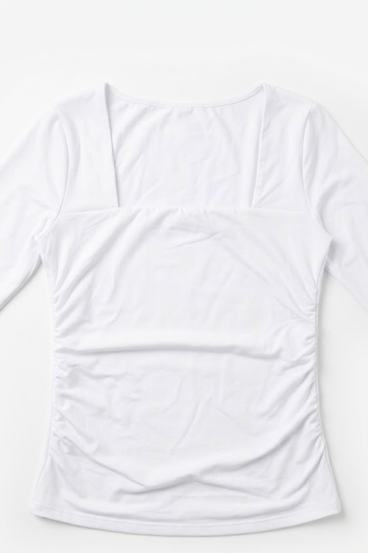 Long Sleeve, Small, PINK STYLE, Color White