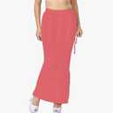 dermawear Women's Blended Fabric Saree Shapewear Size L