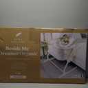 Baby Delight Beside Me Serenity Bassinet | Lightweight Bedside Sleeper & Baby Bassinet | 7-Position Height Adjustment | 100% GOTS Certified Organic Cotton Fabric | Organic Oat