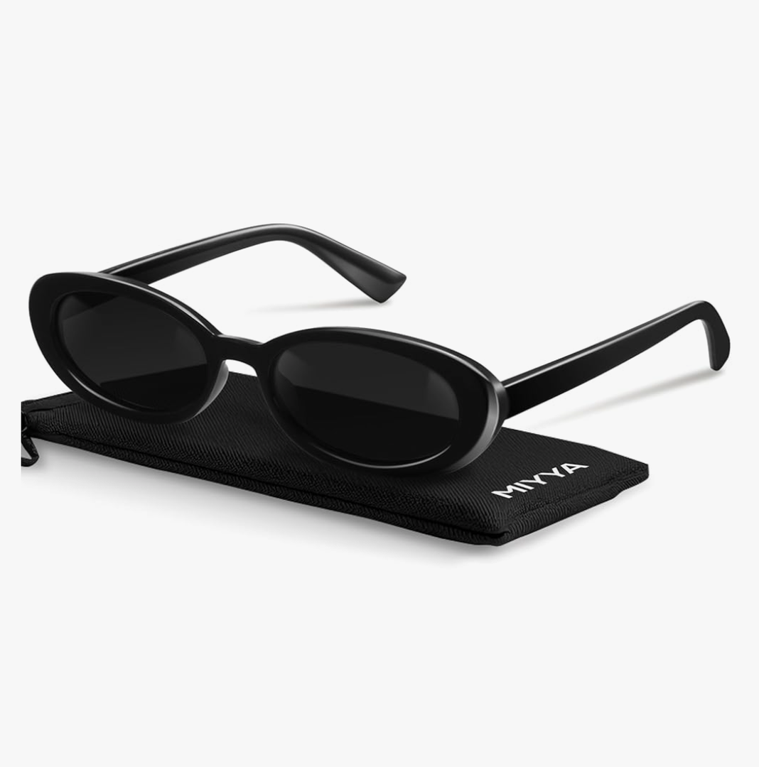 miyya Old Money Polarized Oval Sunglasses – 2025 Edition, UV400 Protection, Feather-Light Fit & Trendy Colors