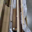 Canopy Bed Frame with Headboard & Solid Wood 4 Poster Platform Bed for Bedroom, Wooden Slats Support Mattress Foundation & No Box Spring Needed & Easy Assemble, Modern Design,  Size Queen