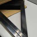 2 PCS 18 x 18 Inch Black Welded Structural Steel Mounting Brackets for Truck Trailer Underbody Tool Boxes with Screws Spacers and Sleeves