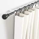 White Adjustable Curtain Rod Brackets (Set of 10) Drapery Rod Bracket for 3/4 or 5/8 Inch Rod, Curtain Rod Holder, Curtain Hardware Brackets, Single Rod Bracket1 1