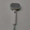 aumuca Cat Brush for Shedding, Cat Brushes for Indoor Cats, Cat Brush for Long or Short Haired Cats, Cat Hair Brush Cat Grooming Deshedding Brush for Dog Kitten Horse Massage Removes Loose Fur, White